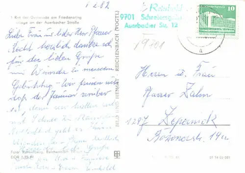 Schreiersgrün (Kr. Auerbach) Mehrbildkarte gl1982 181.273