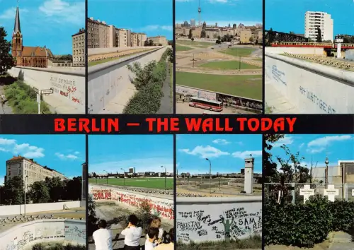 Berlin Mauer Mehrbildkarte ngl 181.310