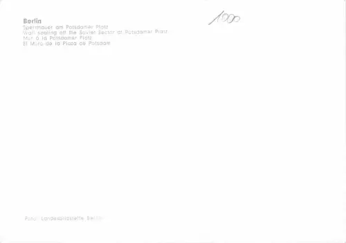 Berlin Mauer am Potsdamer Platz ngl 181.307