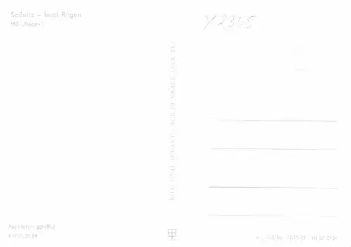 Saßnitz (Rügen) MS "RÜGEN" ngl 181.323