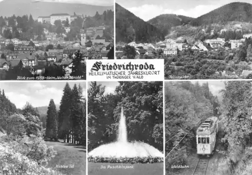 Friedrichroda Mehrbildkarte ngl 181.340