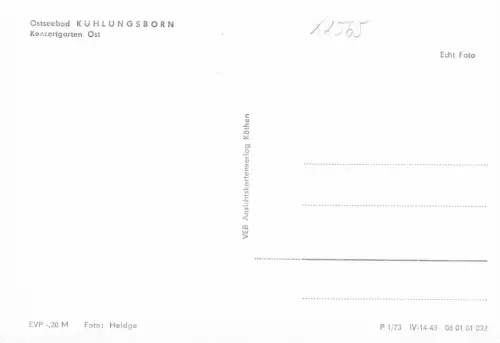 Kühlungsborn Konzertgarten Ost ngl 181.333