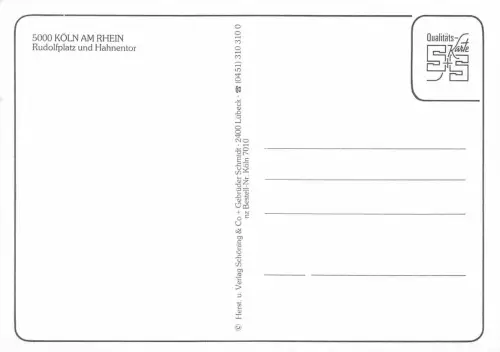 Köln Rudolfplatz und Hahnentor ngl 181.368