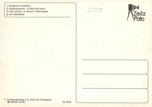 Bernkastel a.d. Mosel Mehrbildkarte ngl 181.378
