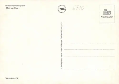 Speyer a.Rh. Blick vom Dom ngl 181.390