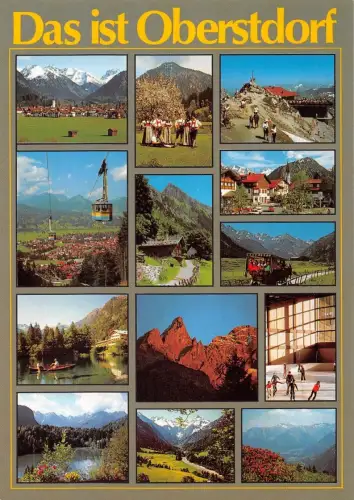 Oberstdorf Mehrbildkarte ngl 181.404
