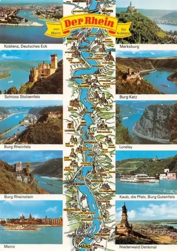 Der Rhein Mehrbildkarte ngl 181.408