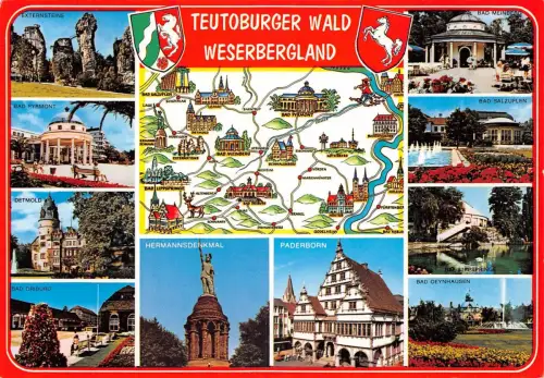 Teuteburger Wald Mehrbildkarte ngl 181.366