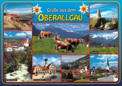 Oberallgäu Mehrbildkarte ngl 181.407