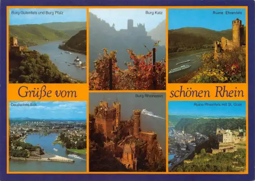 Grüße vom schönen Rhein Mehrbildkarte ngl 181.410