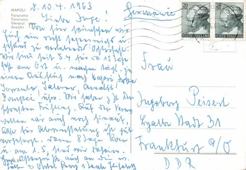 Italien Napoli Panorama gl1963 181.426