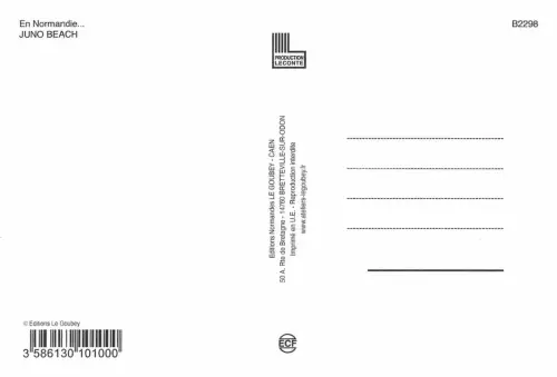 Frankreich Juno Beach Mehrbildkarte ngl 181.416