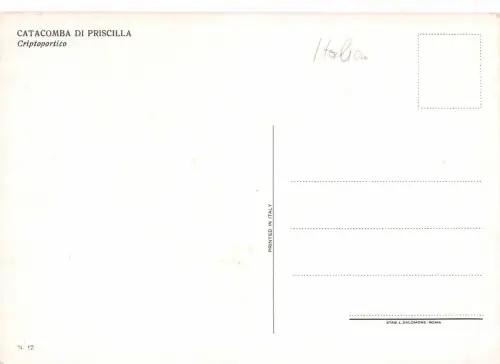 Italien Catacomba di Prischilla ngl 181.427