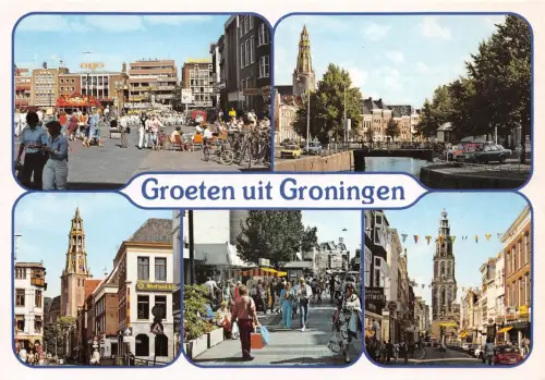 Niederlande Groningen Mehrbildkarte ngl 181.429