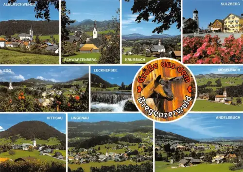 Österreich Bregenzerwald Mehrbildkarte ngl 181.441