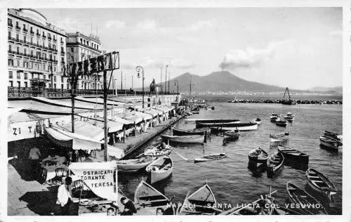 Italien Napoli santa Lucia col Vesuvio ngl 181.424