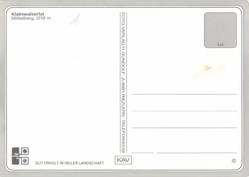 Österreich Mittelberg Panorama ngl 181.442