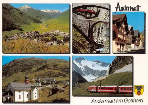 Schweiz Andermatt Mehrbildkarte ngl 181.412