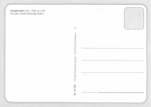 Schweiz Andermatt Mehrbildkarte ngl 181.412