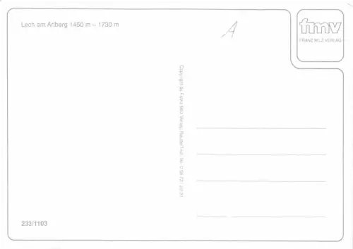Österreich Lech am Arlberg Mehrbildkarte ngl 181.433