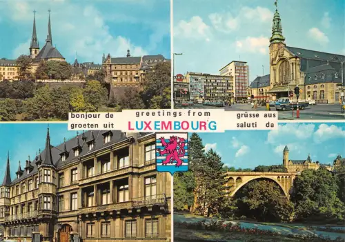 Luxemburg Mehrbildkarte ngl 181.445