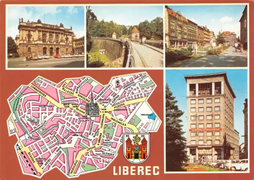 CSSR Liberec Mehrbildkarte ngl 181.447