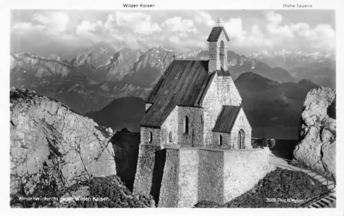 Wendelsteinkirchl mit Wildem Kaiser ngl 181.458