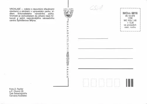 CSSR Vrchlabi Mehrbildkarte ngl 181.449