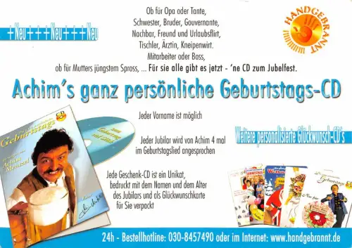 Autogrammkarte Achim Mentzel ngl 181.454