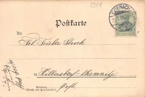 Wilhelmsthal bei Eisenach Panorama gl1905 181.471