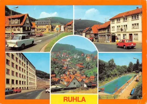 Ruhla Mehrbildkarte gl1986 181.498