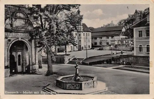 Eisenach Markt mit Esplanade gl 181.515