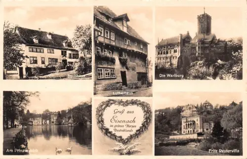 Eisenach Mehrbildkarte ngl 181.538