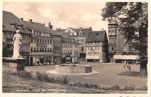 Eisenach Markt mit Marktbrunnen ngl 181.533