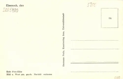 Eisenach Markt mit Marktbrunnen ngl 181.533