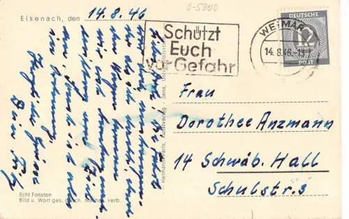 Eisenach Lutherhaus gl1946 181.555