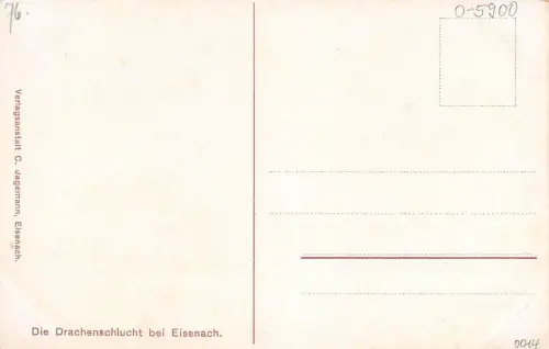 Eisenach Die Drachenschlucht ngl 181.580