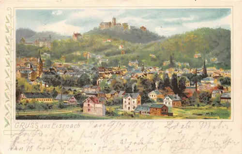 Eisenach Gruß aus… Panorama gl1903 181.572