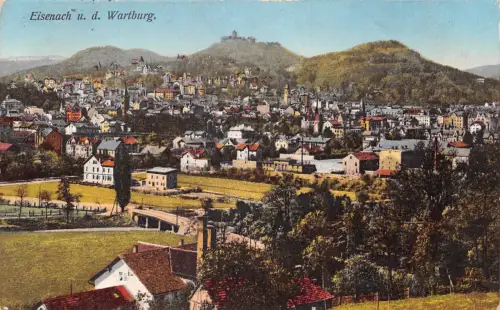 Eisenach und die Wartburg feldpgl1915 181.594