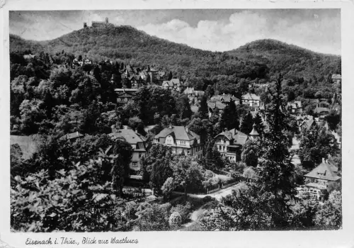 Eisenach Blick zur Wartburg gl1950 181.621