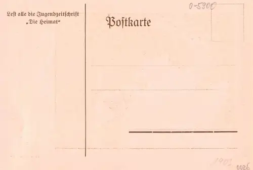 Eisenach Karte Jugendzeitschrift "Die Heimat" ngl 181.624