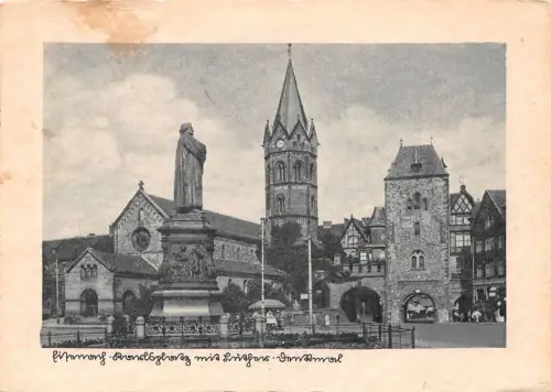 Eisenach Karlsplatz mit Lutherdenkmal gl1951 181.614