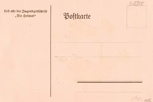 Eisenach Karte Jugendzeitschrift "Die Heimat" ngl 181.623