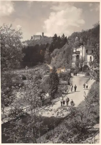 Eisenach Reuter Villa mit Wartburg, Foto ngl 181.634