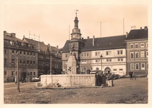 Eisenach Marktplatz mit Schloß ngl 181.631
