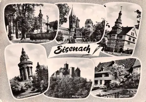 Eisenach Mehrbildkarte gl 181.648