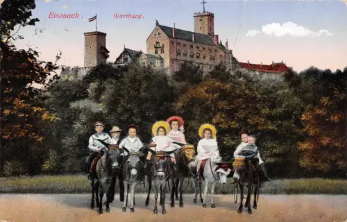 Eisenach - Wartburg mit Kinder feldpgl1915 181.659