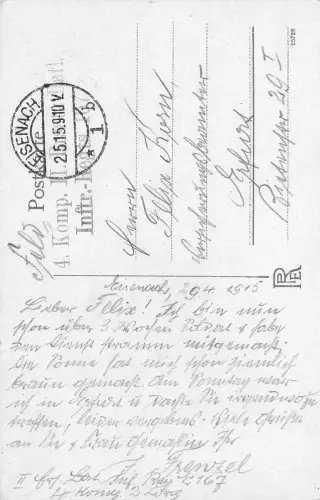 Eisenach - Wartburg mit Kinder feldpgl1915 181.659