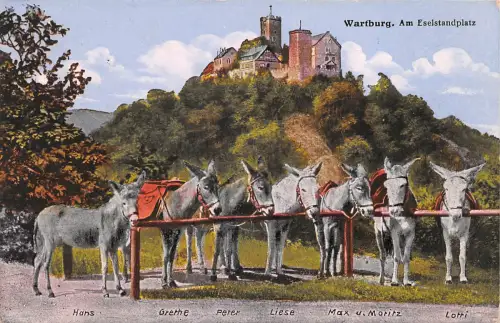 Eisenach - Wartburg Am Eselstandplatz gl1929 181.660