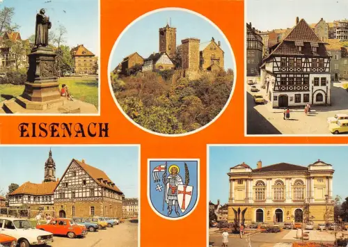 Eisenach Mehrbildkarte gl1990 181.654